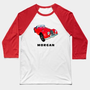 Morgan Classic British Sports Car Baseball T-Shirt